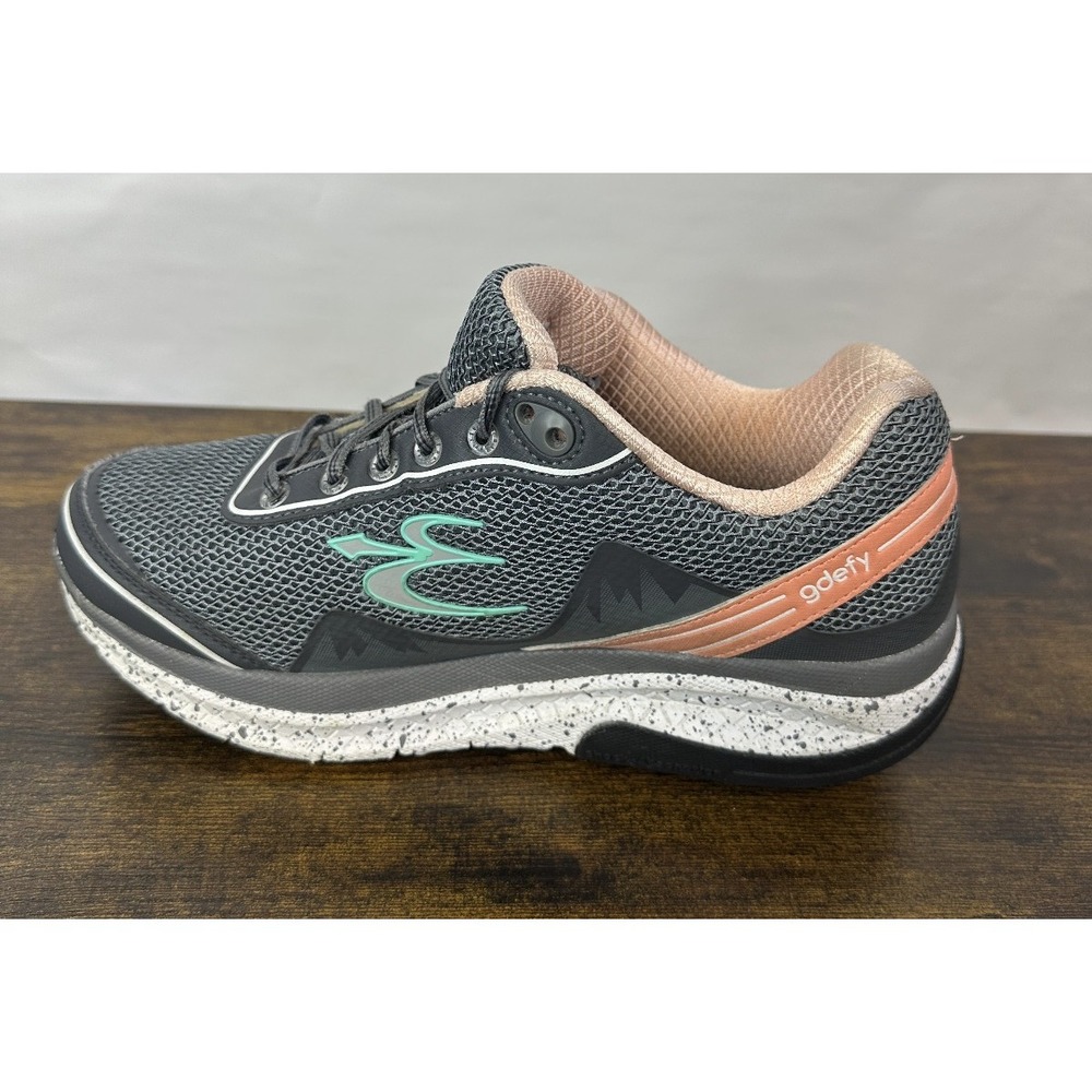 Gravity Defyer G-defy Orthopedic Walking Sneakers Women's Size 8 Shoes Gray Pink - Picture 14 of 16